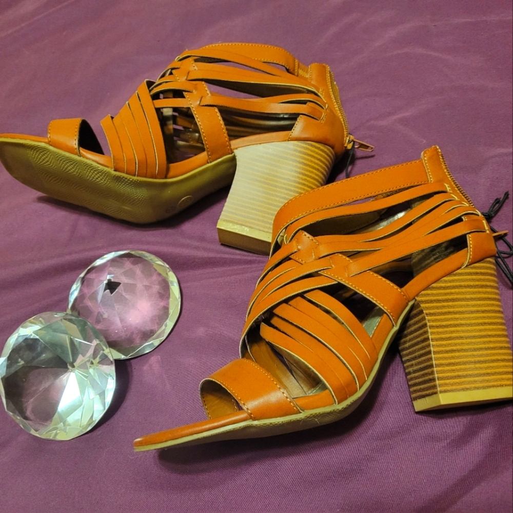 A.N.A strapped heels